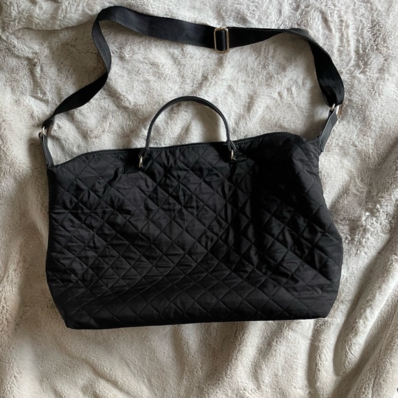 Large black quilted bag - Picture 3 of 3